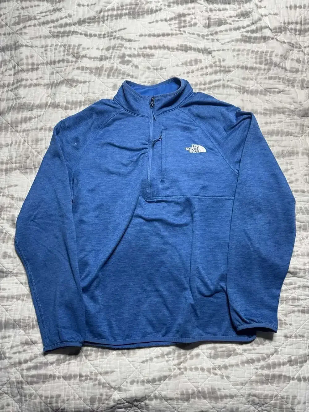 The North Face Men's Canyonlands 1/4 Zip Pullover Fleece Blue Size L